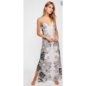 FREE PEOPLE Intimately Wildflower Maxi Slip Dress Lilac Boho Fairy | XS NWT